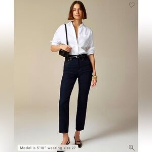 J. CREW Curvy high-rise slim jean in 2003 super-stretch sz.25 NWT
